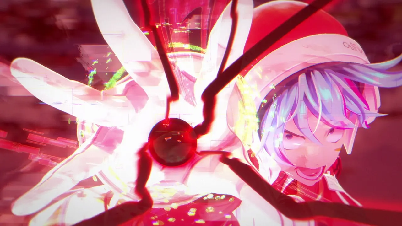 A shot of what appears to be .hack//Z.E.R.O.'s main character