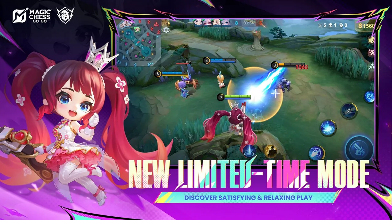 GO GO MOBA adapts the MLBB gameplay into MCGG framework. (Moonton)