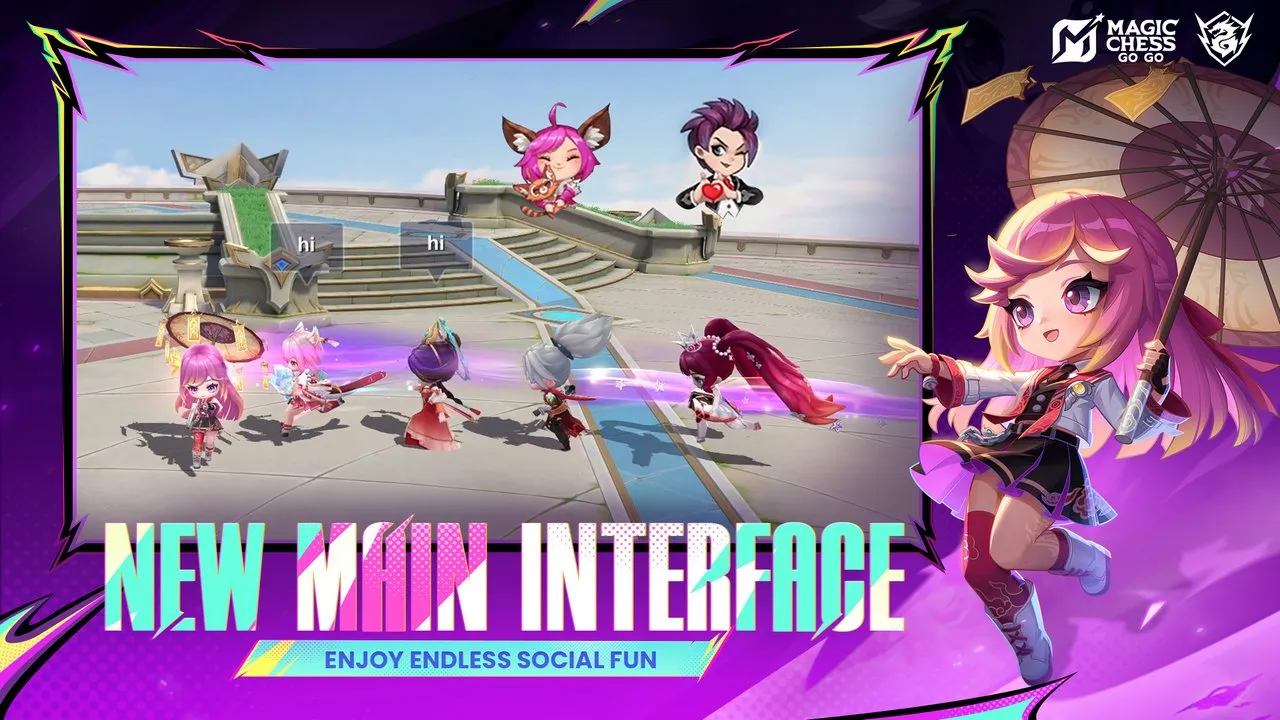 Go Go Plaza is the place where players can gather and socialize. (Moonton)