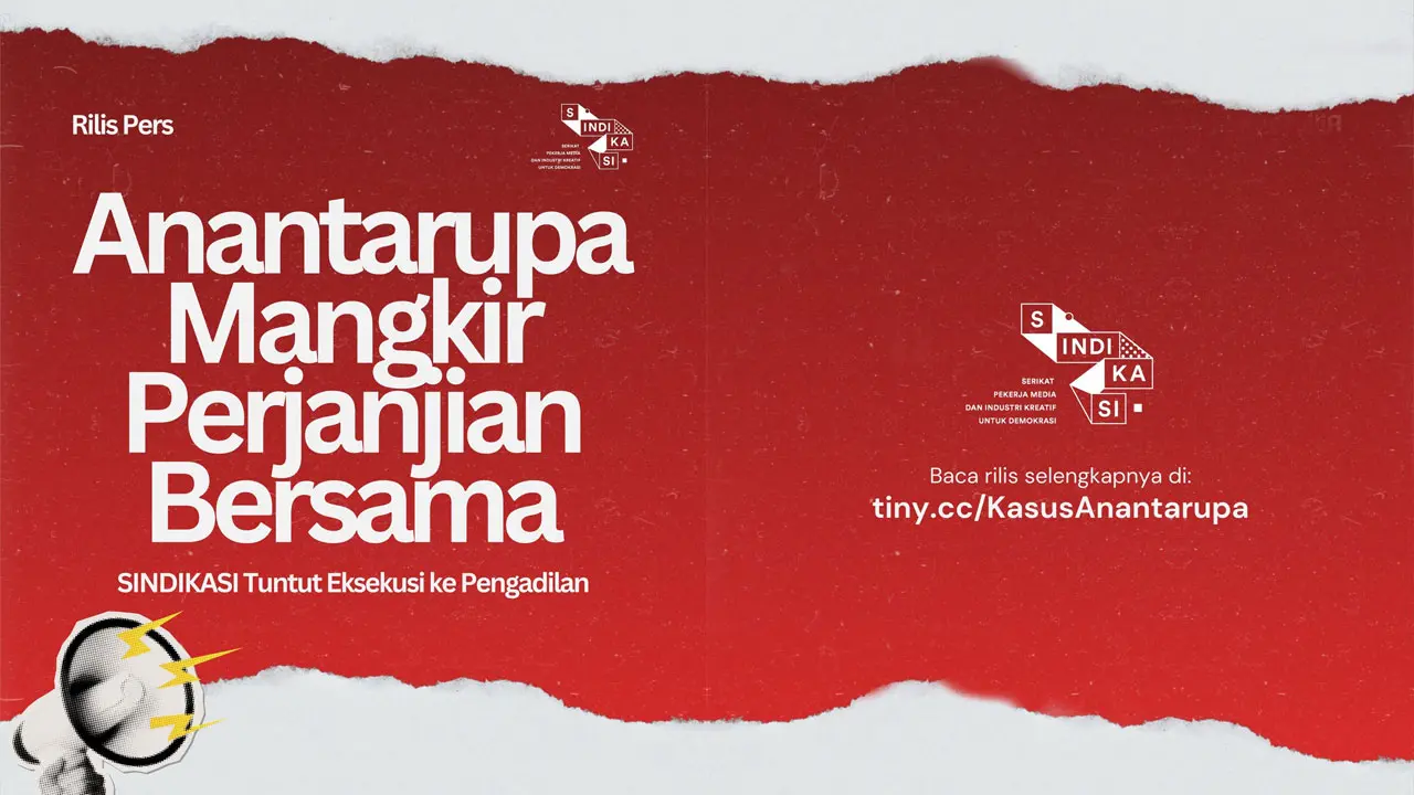 SINDIKASI urged the court to take action against Anantarupa Studios. (SINDIKASI)