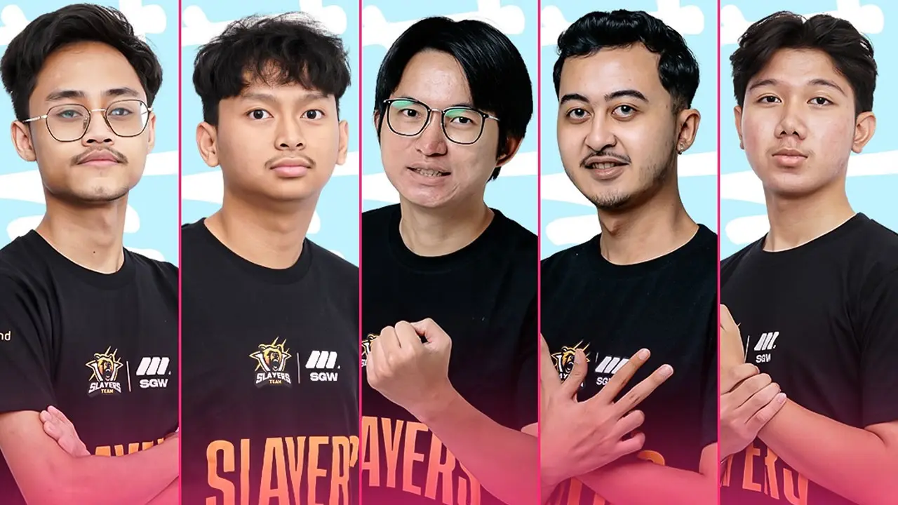 SLAYERS x SGW roster with Luxxy on loan from Bigetron. (Level Infinite)