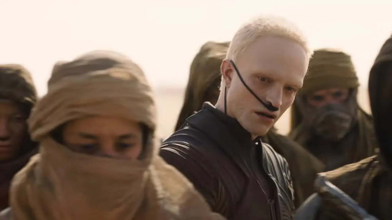 Robert Pattinson as Scytale, one of the antagonists of Dune: Part 3.  (Digital Spy)