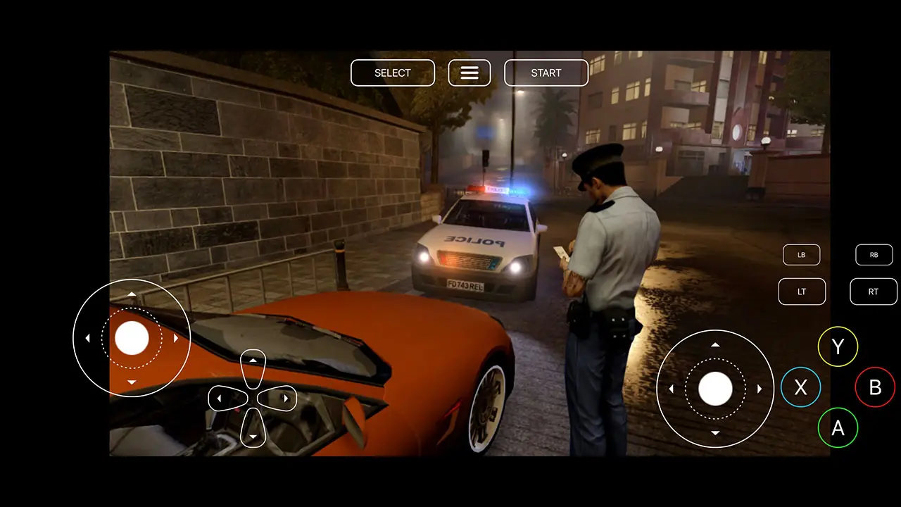 Screenshot of our HELD playtest, showing Sleeping Dogs gameplay. (DoubleXP)