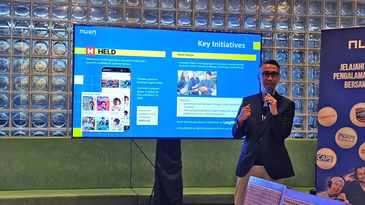 Aris Sudewo, Nuon CEO explaining plans for HELD. (DoubleXP)