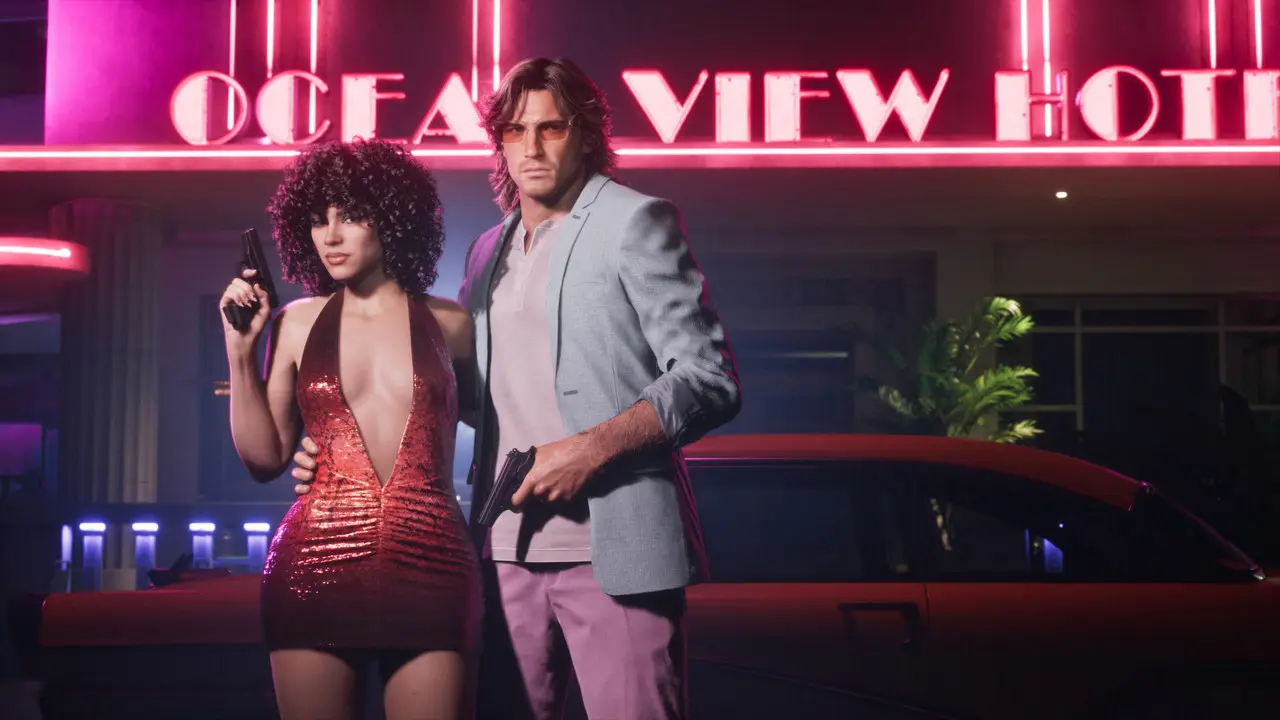 The Vintage Vice City Pack is available for everyone who preordered GTA VI. (Rockstar Games)